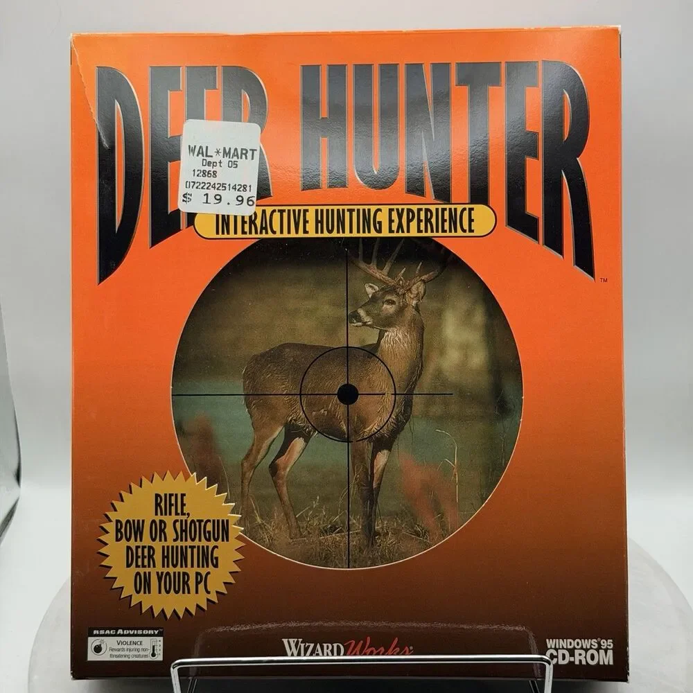 Deer Hunter Interactive Hunting Experience PC CD-ROM Big Box Complete Untested